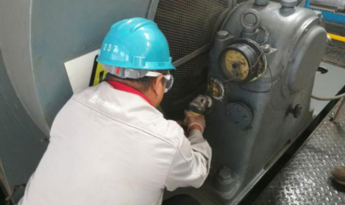 水泵电机轴承箱渗漏的不停机治理